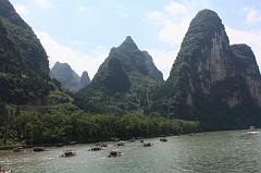 559-Guilin,fiume Li,14 luglio 2014